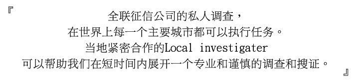 私人调查、秘密调查